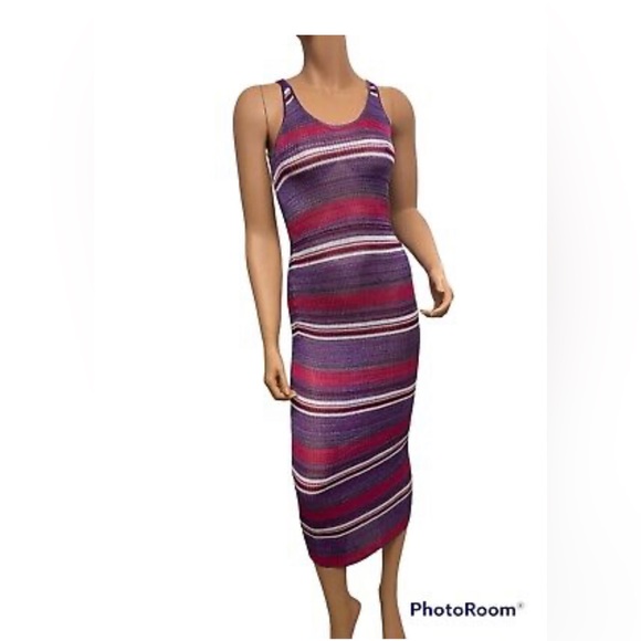 Zara Dresses & Skirts - Zara knitted pink purple dress 🧶🌸